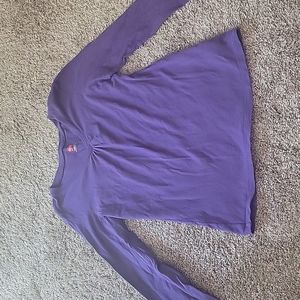 Long sleev purple shirt